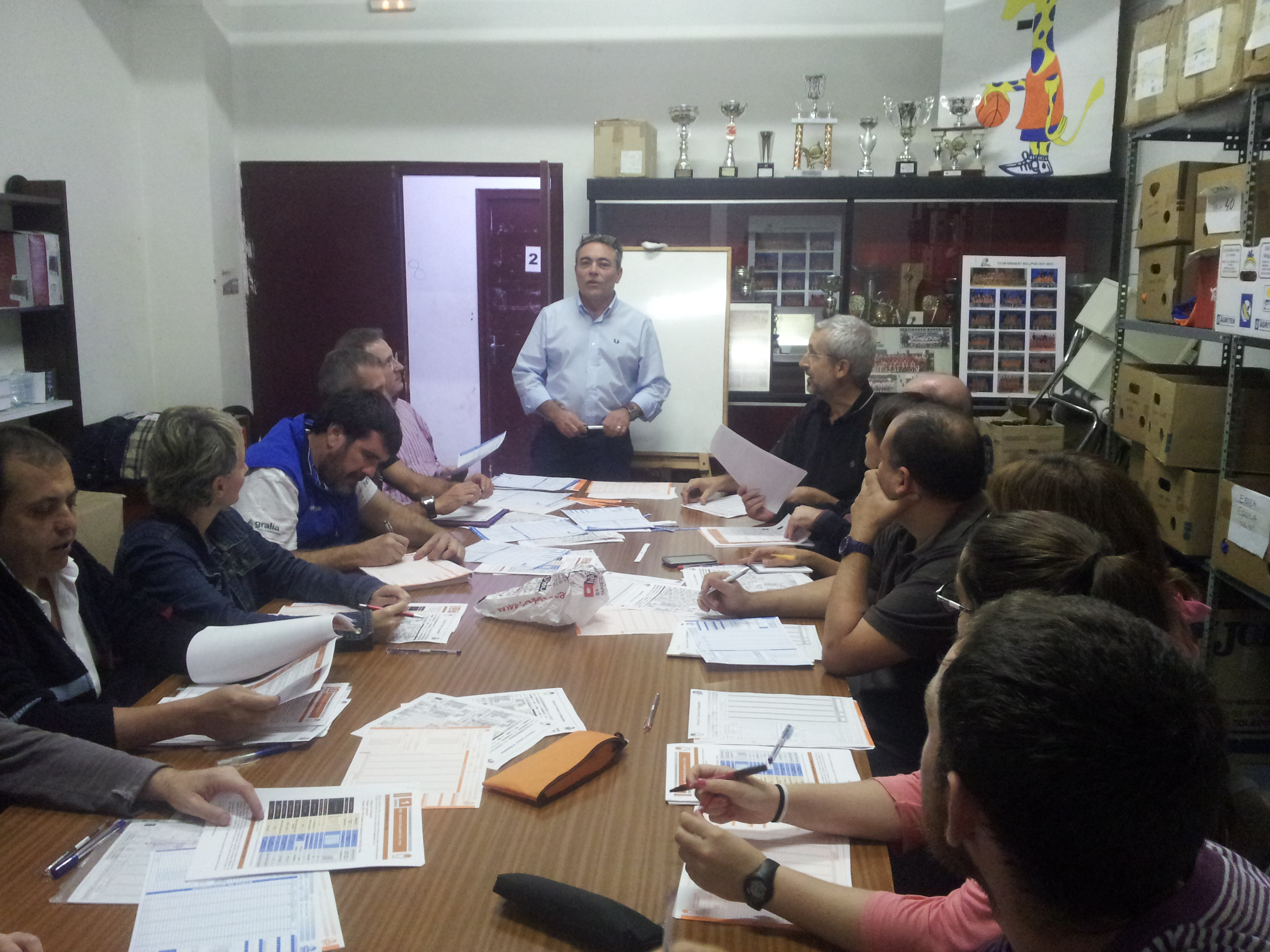 Club Bàsquet Bellpuig. Curs Auxliars de Taula. Temporada 2014-2015